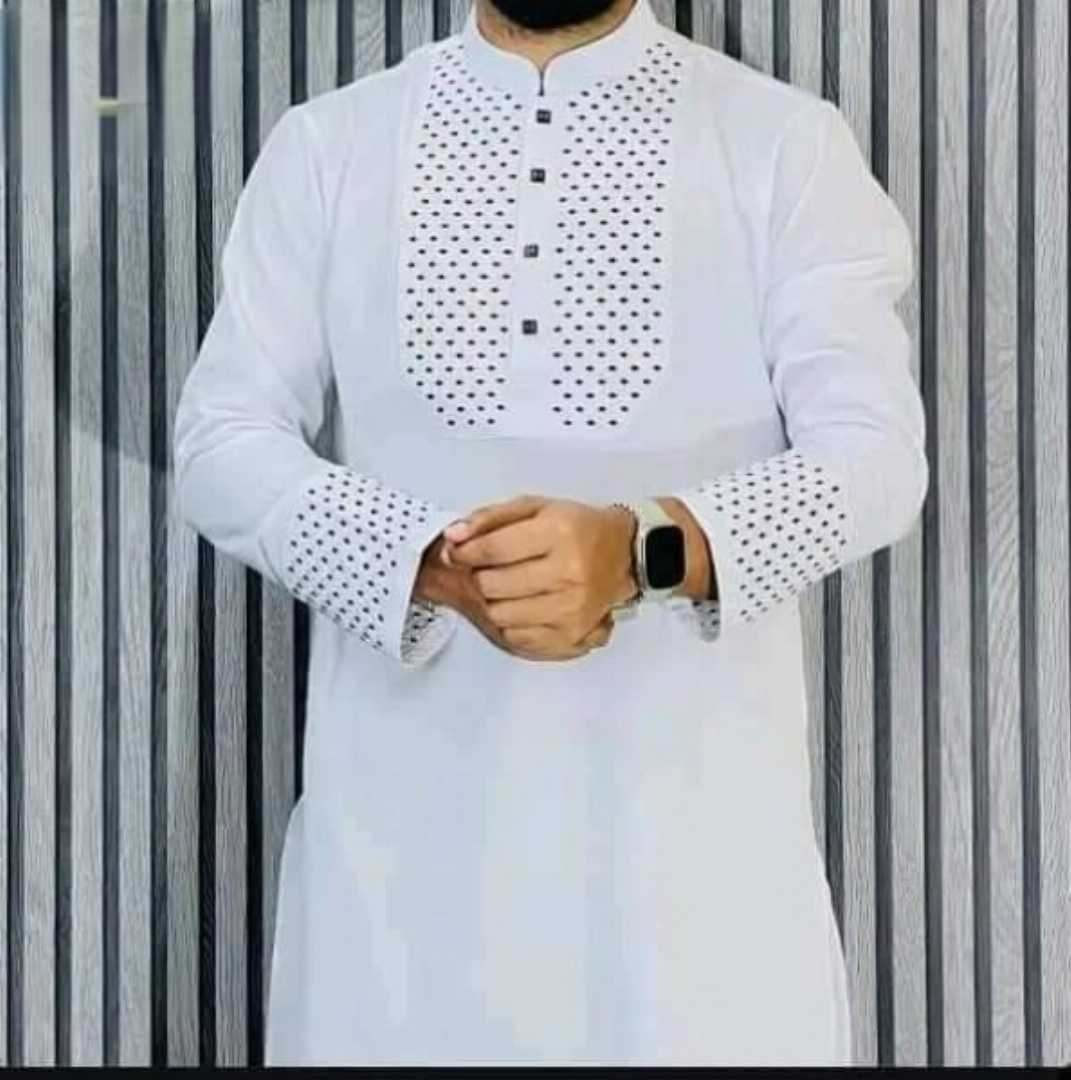 Trendy Embroidery Cotton Panjabi