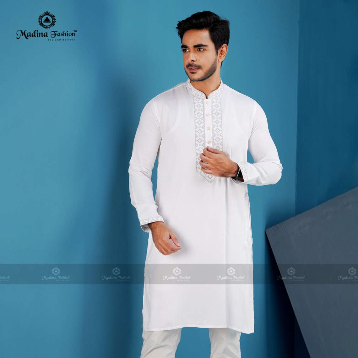 Premium Embroidered Panjabi for Men