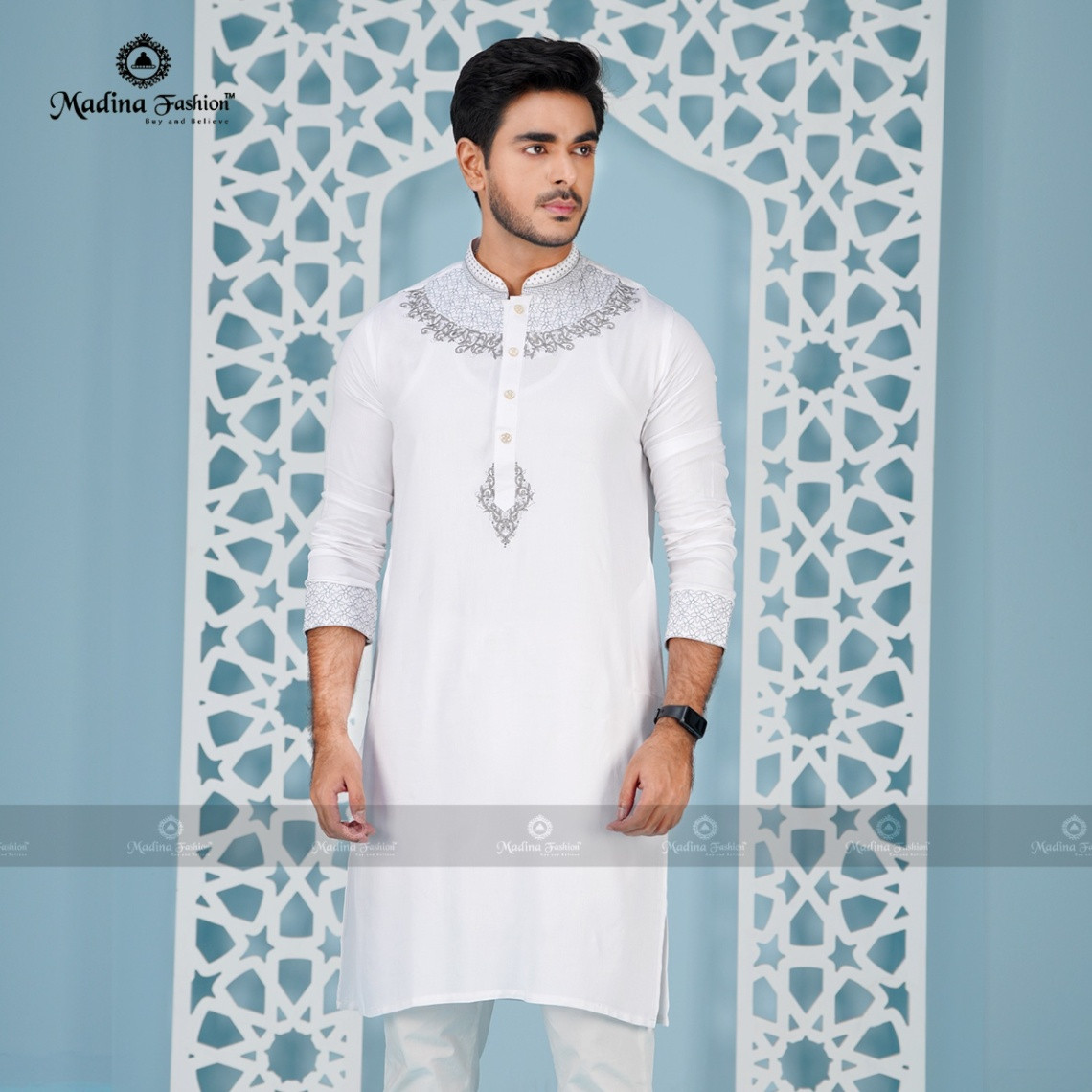 Premium Embroidered Panjabi for Men