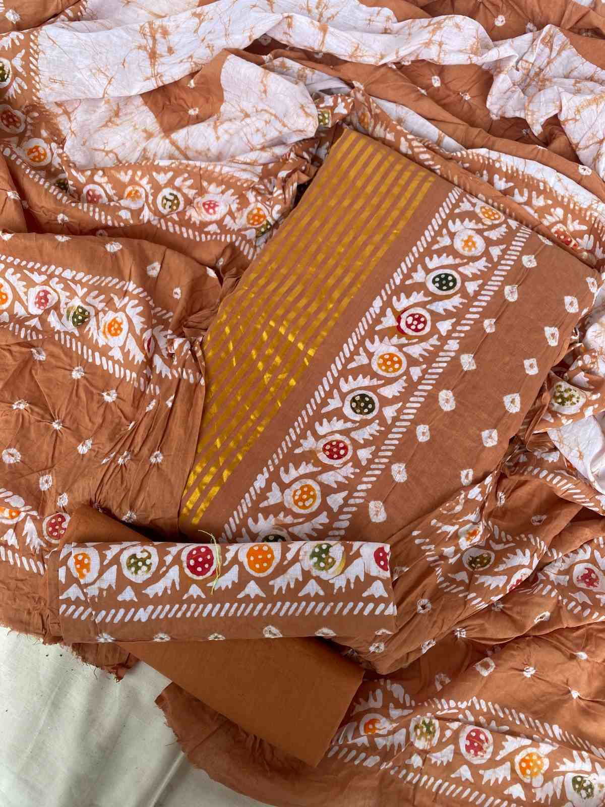 VIP Chunri Batik Kameez Set