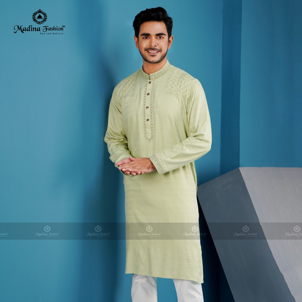 Premium Embroidered Panjabi for Men